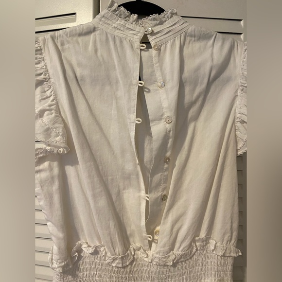 VERSAILLES MINI DRESS IN WHITE - Picture 5 of 6